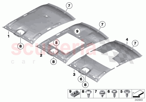 Part Diagram for Rolls Royce 51447354404