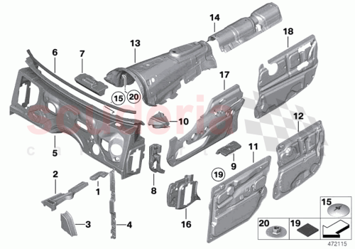 Part Diagram for Rolls Royce 51487350491