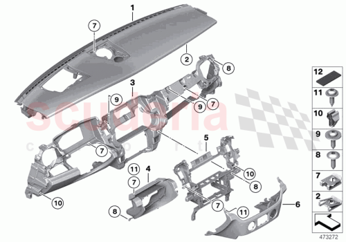 Part Diagram for Rolls Royce 51459867257