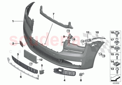 Part Diagram for Rolls Royce 51117347459