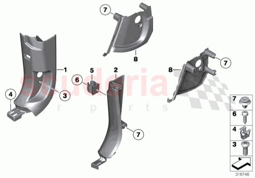 Part Diagram for Rolls Royce 51437330887