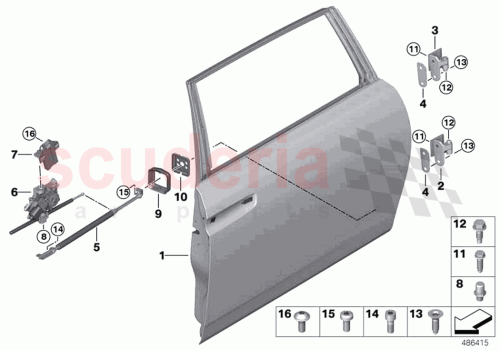 Part Diagram for Rolls Royce 51217413735