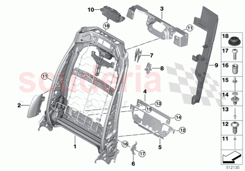 Part Diagram for Rolls Royce 52107945678