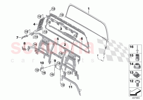 Part Diagram for Rolls Royce 51617942282