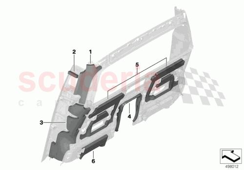 Part Diagram for Rolls Royce 51489461480