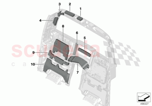 Part Diagram for Rolls Royce 51489461492