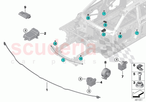 Part Diagram for Rolls Royce 65 77 5A1FC37
