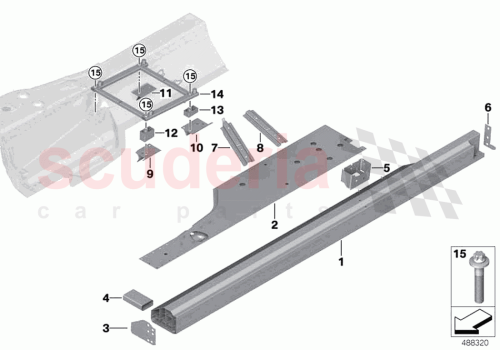 Part Diagram for Rolls Royce 41008494586