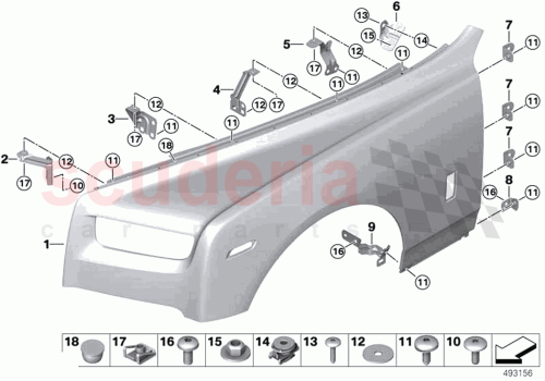 Part Diagram for Rolls Royce 41008494668