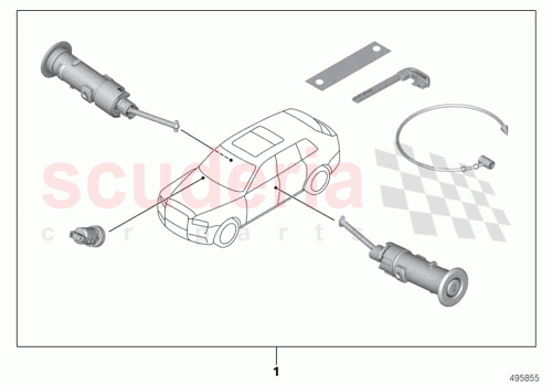 Part Diagram for Rolls Royce 51219477401