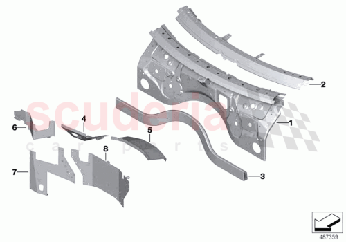 Part Diagram for Rolls Royce 41 00 8494539