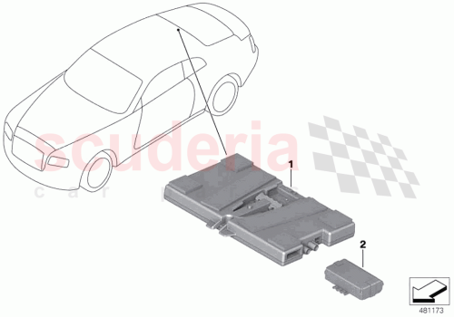 Part Diagram for Rolls Royce 84109843931