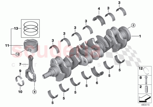 Part Diagram for Rolls Royce 11258092931