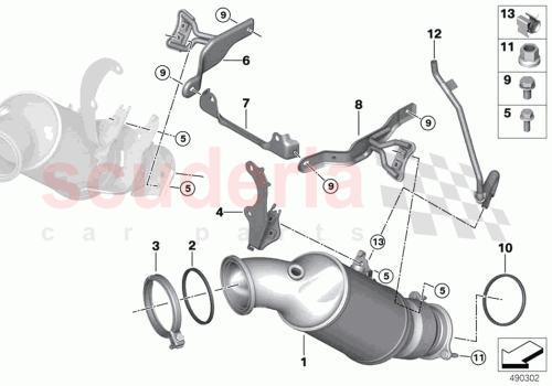 Part Diagram for Rolls Royce 18328484632