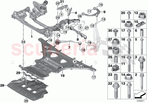Part Diagram for Rolls Royce 31106891642