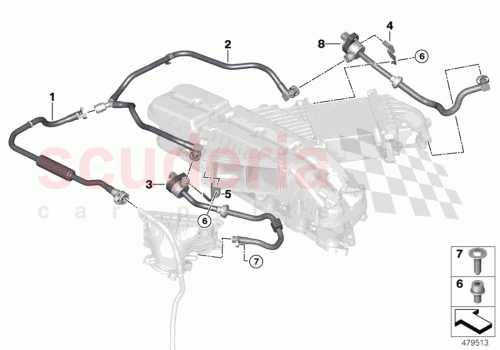 Part Diagram for Rolls Royce 13909480547