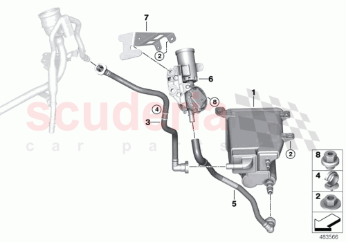 Part Diagram for Rolls Royce 16117419818