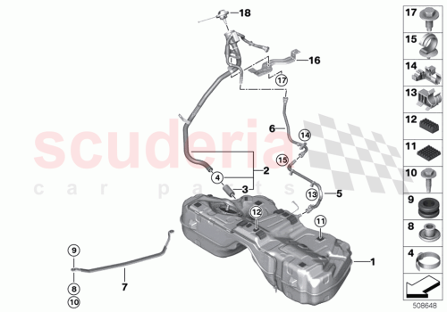 Part Diagram for Rolls Royce 16137446750