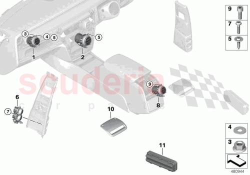 Part Diagram for Rolls Royce 64225A21E13