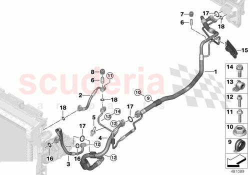 Part Diagram for Rolls Royce 64539284018