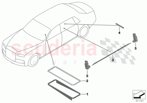 Part Diagram for Rolls Royce 63316843423