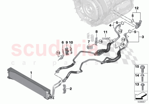 Part Diagram for Rolls Royce 17218833442