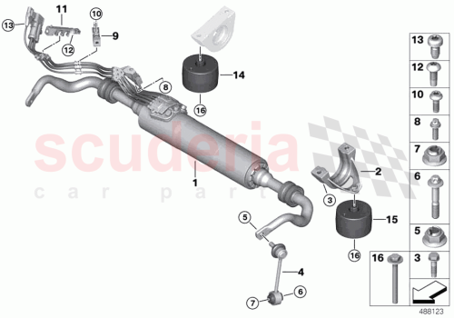 Part Diagram for Rolls Royce 31106863105