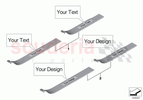 Part Diagram for Rolls Royce 51475A23399