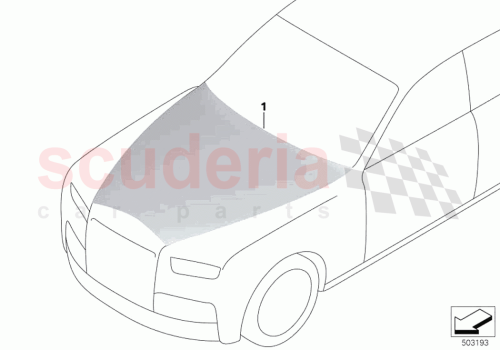 Part Diagram for Rolls Royce 51719854951