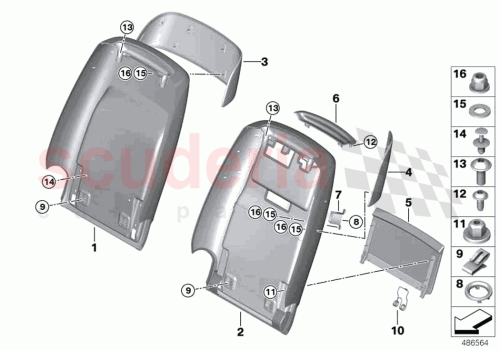 Part Diagram for Rolls Royce 52107437105