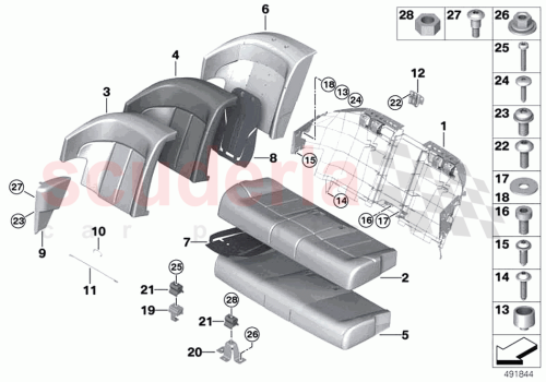 Part Diagram for Rolls Royce 52207405015