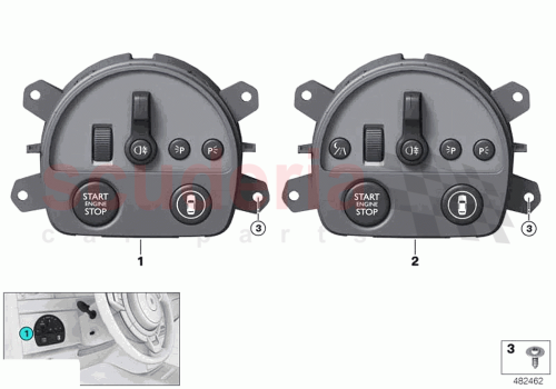 Part Diagram for Rolls Royce 61317945714