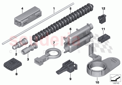 Part Diagram for Rolls Royce 61136905233