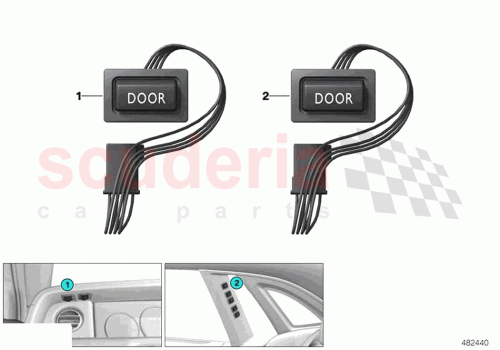 Part Diagram for Rolls Royce 61319460477