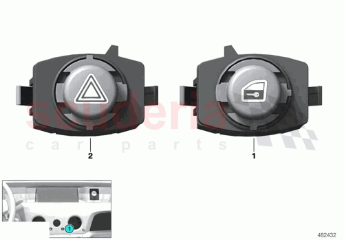 Part Diagram for Rolls Royce 61316994557