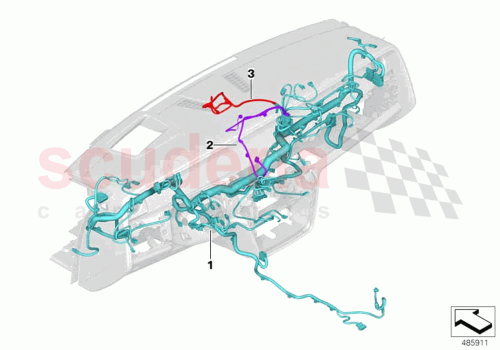 Part Diagram for Rolls Royce 61115A1E202