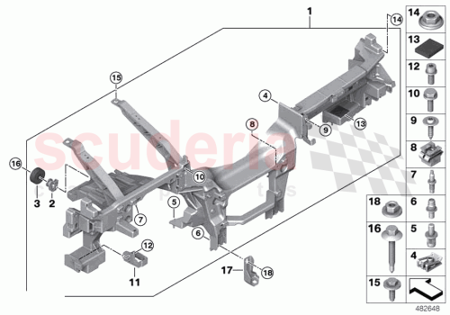 Part Diagram for Rolls Royce 13328506195