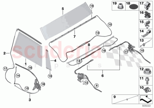 Part Diagram for Rolls Royce 51467495451