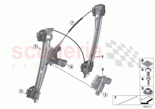 Part Diagram for Rolls Royce 51337475499