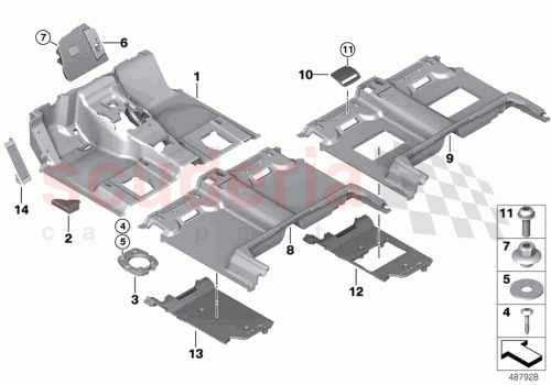 Part Diagram for Rolls Royce 51477441872
