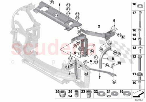 Part Diagram for Rolls Royce 41007953992