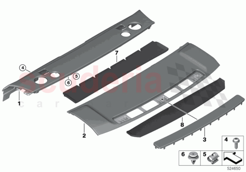 Part Diagram for Rolls Royce 51467435985