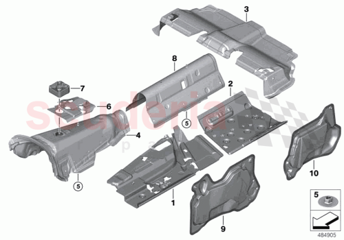 Part Diagram for Rolls Royce 51487406791