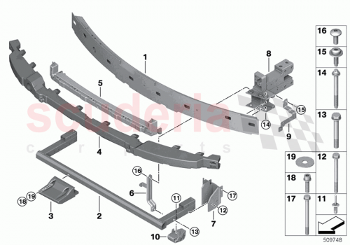 Part Diagram for Rolls Royce 51137494237