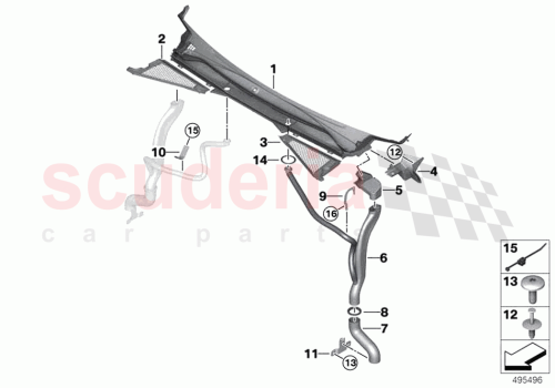 Part Diagram for Rolls Royce 61667456005