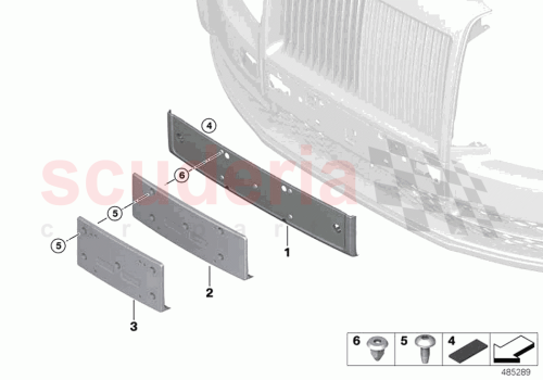 Part Diagram for Rolls Royce 51115A1BD57