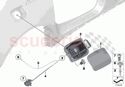 Part Diagram for Rolls Royce 51177305156