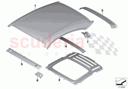 Part Diagram for Rolls Royce 41007313069