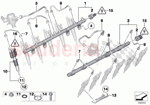 Part Diagram for Rolls Royce 13537620946