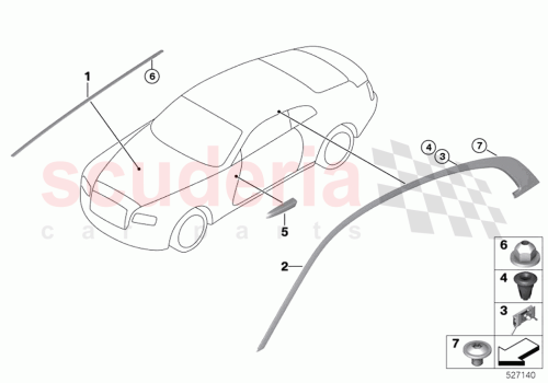 Part Diagram for Rolls Royce 51 13 7378315